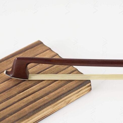 Brazilwood Round Stick Shape Viola Bow 4/4 Size 310M VINGOBOW Advanced Level Parisian Eyes Ebony Frog Well Balanced Sweet Sound Natural Horse Hair in Saudi Arabia