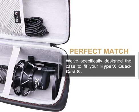 حافظة صلبة LTGEM EVA لميكروفون مكثف HyperX QuadCast/QuadCast S in Kuwait