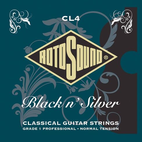 Rotosound CL4 Black N' Silver Classical Guitar Strings in Saudi Arabia