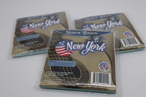 New York Strings NYSC20 أوتار جيتار كلاسيكية نايلون شفاف مطلي بالفضة - توتر متوسط ​​- ابتكار - جودة - The New York Strings هي سيمفونية من الأوتار - صُنع في الولايات المتحدة الأمريكية in Kuwait