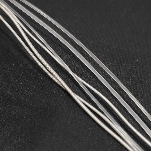 مجموعتين كاملتين من أوتار الجيتار الصوتية الكلاسيكية من بيسباي، 6 قطع من أوتار الجيتار المطلية بالفضة و6 قطع من أوتار النايلون، 6 أوتار لكل مجموعة in Kuwait