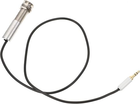 EXCEART Guitar Pickup Cable Piezo Cable Endpin Output Jack Guitar Adapter Stereo Instrument Cable 600mm (Black) in Saudi Arabia