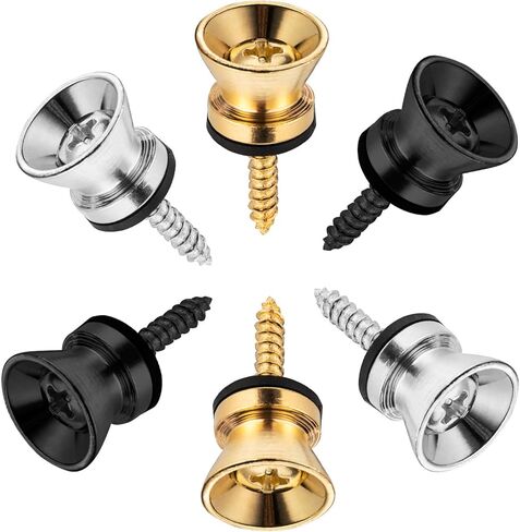 يتضمن جزء حزام الجيتار من كانومو 3 أزواج من دبابيس نهاية حزام الجيتار و3 أزواج من مكعبات حزام الجيتار المطاطي، متعدد الألوان (رأس مسطح) in Kuwait