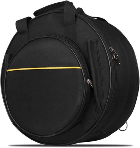 Snare Drum Case - 7.9" x 15.7" (Height x Diameter) - Qozabualy Waterproof Thickened Snare Bag with Adjustable Straps Fits 13/14 in Snare Drum, Drum Cases for Gigs, Marching Band in Kuwait