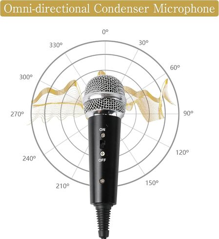 MSIZOY Professional 3.5 ملم ميكروفون مكثف للكمبيوتر ستوديو تسجيل سطح المكتب ميكروفون متوافق مع الكمبيوتر المحمول iPhone، توصيل وتشغيل الميكروفون مع مرشح بوب حامل للألعاب بودكاست الدردشة عبر الإنترنت in Kuwait