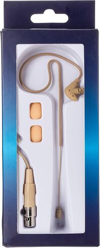 Pyle In Ear Back Electret Microphone - Professional Mini Portable Omnidirectional Wired Headset Voice Audio Corded Condenser Mic w/ 4 Pin XLR Cable Wire, For Shure System or Studio Mixer PMEMS13 in Saudi Arabia