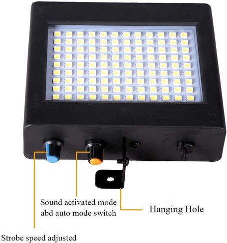 كامل اللون 108led ضوء ستروب مع التحكم عن بعد الأضواء الومضة لجميع القديسين البسيطة ضوء ستروب أضواء الهالوين القوية للغرفة ستروب حزب ضوء الأضواء الساطعة للحزب in Kuwait