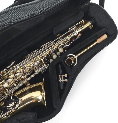 Gator Cases Lightweight Polyfoam Alto Saxophone Case wth Mouthpeice Storage; (GL-ALTOSAX-MPC) in Kuwait