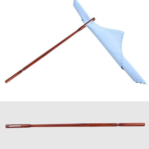 Bnineteenteam Flute Cleaning Rod,Maple Wood Succinite Color Flute Maintenance Cleaning Tool 36.2 x 0.96cm Playing Accessories in Saudi Arabia