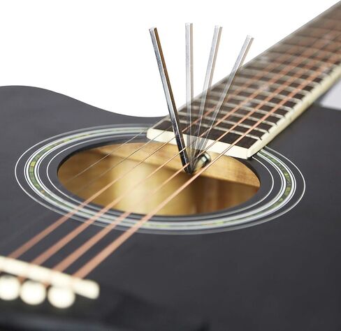 جيتار 12 وتر، جيتار جانيروك 12 وتر صوتي كهربائي، جيتار كوتاواي، حزمة مع حقيبة جيتار، موالف، أوتار، حزام، اختيارات in Kuwait