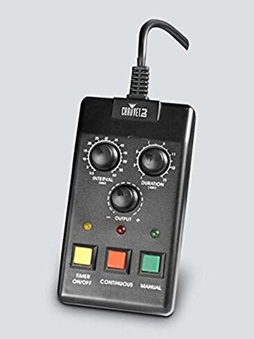 CHAUVET DJ FC-T Wired Vertical Fog Machine Timer Remote Control | Fog Machines,BLACK in Saudi Arabia