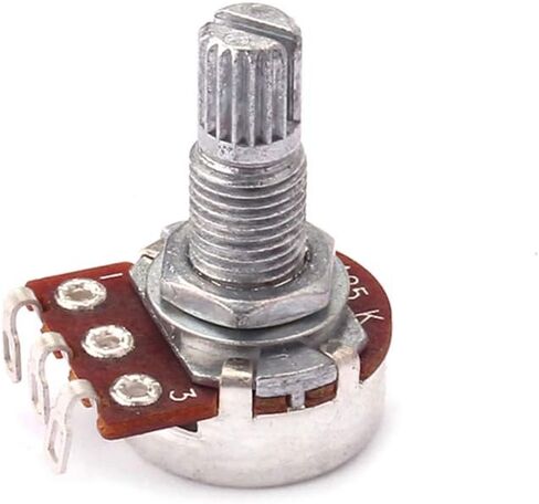 جهاز قياس الجهد للجيتار بعمود مقسم طويل مخرش A25K من Healifty للتحكم في مستوى الصوت والنغمة in Kuwait