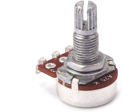 جهاز قياس الجهد للجيتار بعمود مقسم طويل مخرش A25K من Healifty للتحكم في مستوى الصوت والنغمة in Kuwait