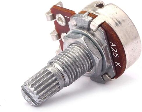 جهاز قياس الجهد للجيتار بعمود مقسم طويل مخرش A25K من Healifty للتحكم في مستوى الصوت والنغمة in Kuwait