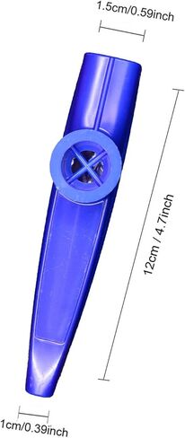 Crystaljun 36Pcs Plastic Kazoos With 20Pcs Kazoo Flute Diaphragms,Multi Colors Kazoo Musical Instruments（EIGHT COLORS） in Kuwait