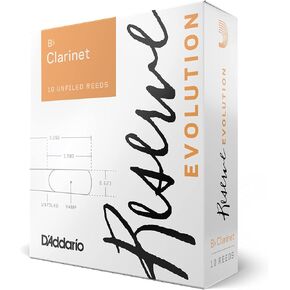 D'Addario Woodwinds Reserve Evolution Bb Clarinet Reeds, Strength 4.0, 10-Pack in Saudi Arabia