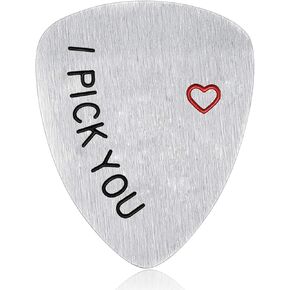 Husband Boyfriend Gifts Guitar Picks Gifts for Musician Husband Boyfriend Dad, Valentine's Day Gift for Him, Wedding Anniversary Present for Men (Pack of 3PCs Mixed)