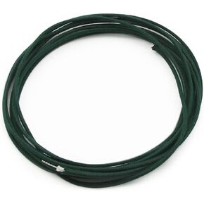 FLEOR 10 Feet Cloth-covered Guitar Wire Tinned Copper Vintage-style Pushback Guitar Wire 22awg-Brown