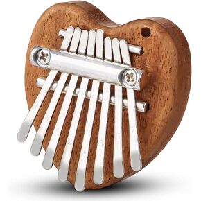 3 عبوات من البيانو الصغير كاليمبا الإبهام 8 مفاتيح، بيانو إصبع مبيرا من الأكريليك الصلب المحمول للأطفال والكبار، هدايا موسيقية للجيب للمبتدئين مع سلسلة in Kuwait