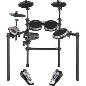 Pyle Electronic Drum Set-Portable Powerful Kit w Machine for Beginners Touch Sensitive Drum Pads, MIDI Computer Connection, Quick Setup Roll-Up Design (Mac & PC Compatible) (PTEDK50) Black