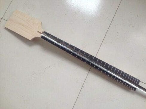 Yinfente unfinished Guitar Neck 24fret 27inch Scale length Blank Paddle headstock Maple Rosewood Fretboard Baritone Style in Saudi Arabia