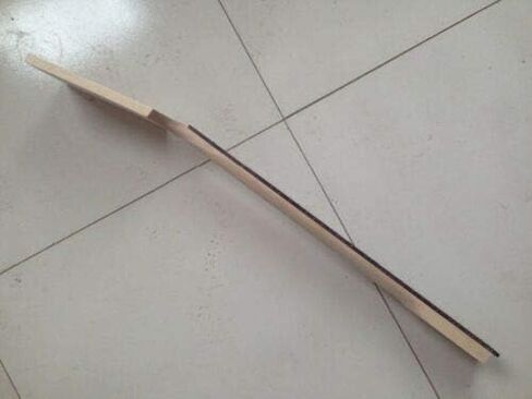 Yinfente unfinished Guitar Neck 24fret 27inch Scale length Blank Paddle headstock Maple Rosewood Fretboard Baritone Style in Saudi Arabia