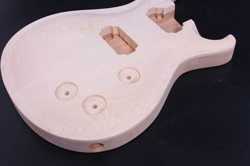 1set guitar kit Guitar neck 22fret 24.75inch Guitar Body Mahogany Maple Cap Dot inlay set in DIY in Saudi Arabia