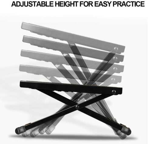دواسة جيتار قابلة للطي ومضادة للانزلاق بارتفاع قابل للتعديل ومسند للقدم in Kuwait