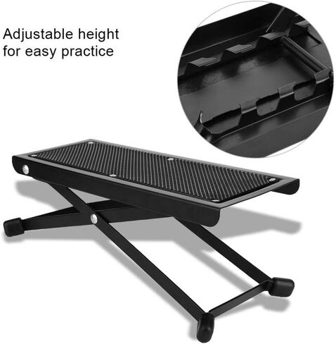 دواسة جيتار قابلة للطي ومضادة للانزلاق بارتفاع قابل للتعديل ومسند للقدم in Kuwait