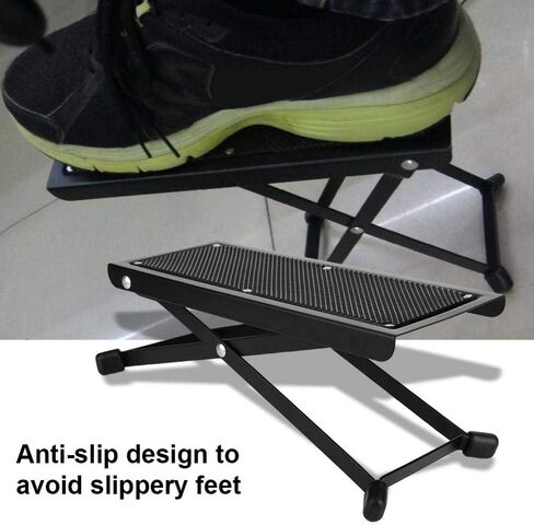 دواسة جيتار قابلة للطي ومضادة للانزلاق بارتفاع قابل للتعديل ومسند للقدم in Kuwait
