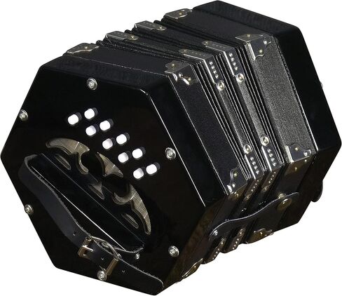 Trinity College AP-1120 Anglo-Style Concertina 20-زر - أسود in Kuwait