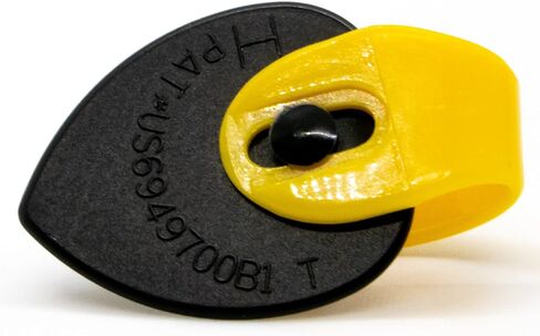 Fred Kelly Picks D5TB-H-3 Delrin Bumblebee Teardrop Large Heavy Guitar Pick,black/yellow in Saudi Arabia