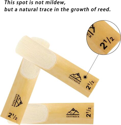 EastRock Saxophone Reeds 2.0/2.5/3.0 for Alto Saxophone Strength 2.5-10 Pack in Saudi Arabia