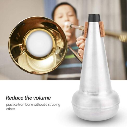 Professional Tenor Trombone Silencer, Trombone Mute Practice Silencer Sourdine Musical Instruments Accessory in Saudi Arabia