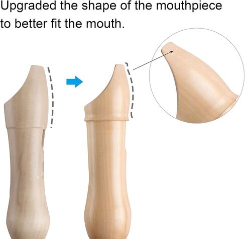 MUSICUBE Soprano Recorder Instrument for Kids Adults Baroque Maple Wood Recorder with Clean Kit and Storage Bag Musical Instrument Kit Beginner and Students Friendly in Saudi Arabia