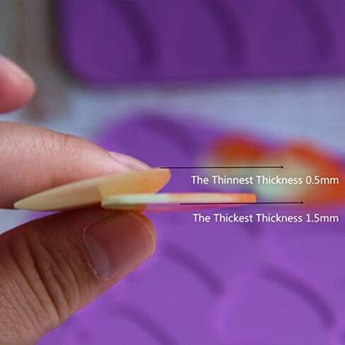 قوالب راتنج عالمية للجيتار بـ5 سماكات مختلفة، قوالب اختيار الجيتار، قوالب صنع المجوهرات والقلادات للجيتار بنفسك واعواد اصبع الابهام واكسسوارات الالات الموسيقية in Kuwait