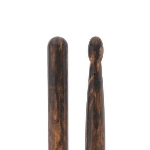 ProMark Drum Sticks - Classic 5A Drumsticks - FireGrain For Playing Harder, Longer - No Excess Vibration - Lacquer Finish, Oval Wood Tip, Hickory Wood - 1 Pair in Saudi Arabia