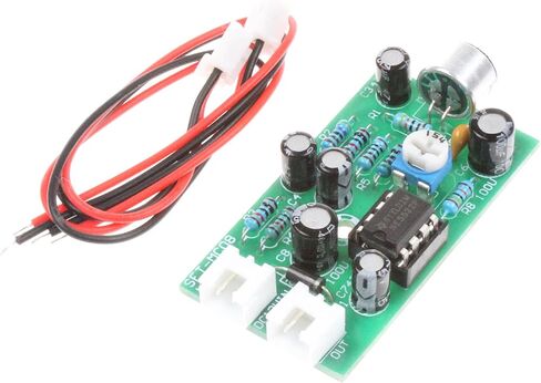 وحدة التقاط ميكروفون عالية الدقة 12 فولت من NOYITO، لوحة مكبر صوت للميكروفون لتقليل الضوضاء، مجموعة حساسية عالية - حساسية قابلة للتعديل in Kuwait