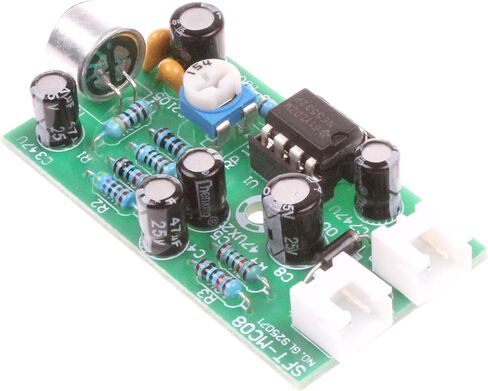 وحدة التقاط ميكروفون عالية الدقة 12 فولت من NOYITO، لوحة مكبر صوت للميكروفون لتقليل الضوضاء، مجموعة حساسية عالية - حساسية قابلة للتعديل in Kuwait