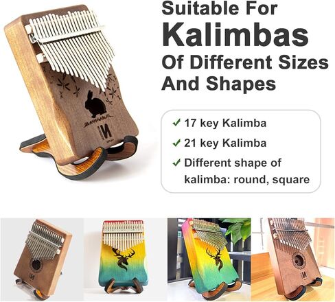 جراونتون حامل عرض بيانو الابهام الخشبي من كاليمبا لـ10/17/21 مفتاح كاليمبا in Kuwait