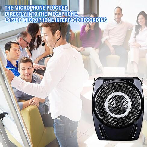 Set of 2 Headset Microphone, Flexible Wired Boom for Voice Amplifier,Teachers, Speakers, Coaches, Presentations, Seniors and More, Black in Kuwait