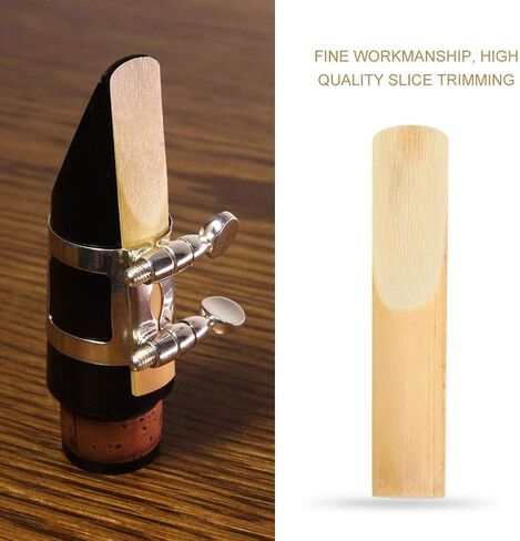 Dilwe 10Pcs Saxophone Bamboo Reeds, Reeds for Bb Tenor Sax Saxophone Accessories in Saudi Arabia