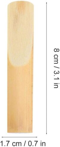 Dilwe 10Pcs Saxophone Bamboo Reeds, Reeds for Bb Tenor Sax Saxophone Accessories in Saudi Arabia