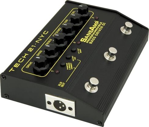 Tech 21 PBDR SansAmp Programmable Bass Driver DI Bundle with 2 Instrument Cables and 2 XLR Cables in Saudi Arabia