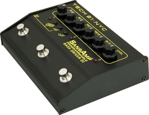 Tech 21 PBDR SansAmp Programmable Bass Driver DI Bundle with 2 Instrument Cables and 2 XLR Cables in Saudi Arabia