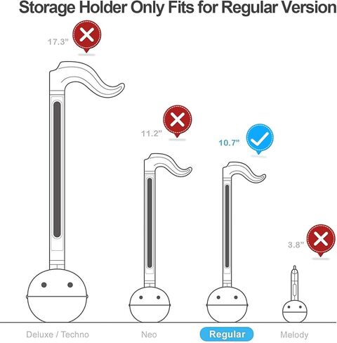 حافظة متوافقة مع Otamatone [الإصدار الإنجليزي] آلة موسيقية إلكترونية يابانية محمولة بواسطة Cube/Maywa Denki، تناسب فقط الإصدار العادي in Kuwait