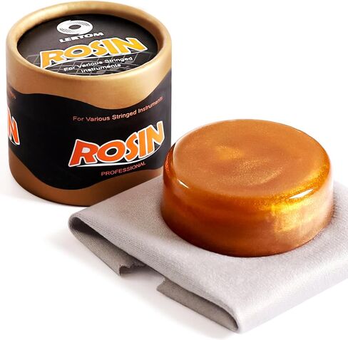 Fansjoy Violin Rosin with Case, Premium Gold Rosin for Violin, Viola & Cello Bows, Perfect for Professional Players & Beginners [Low Dust & Strong Adhesion & Easy Grip] in Saudi Arabia