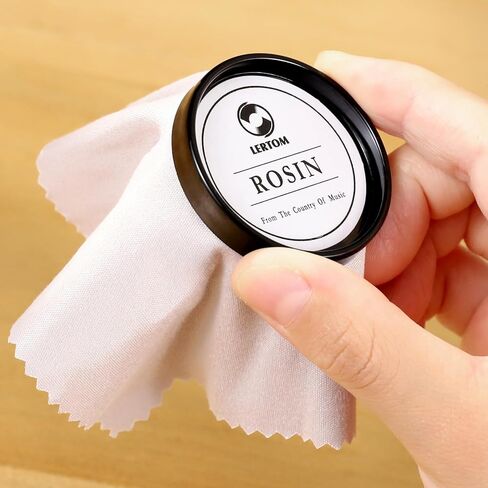Fansjoy Violin Rosin with Case, Premium Gold Rosin for Violin, Viola & Cello Bows, Perfect for Professional Players & Beginners [Low Dust & Strong Adhesion & Easy Grip] in Saudi Arabia