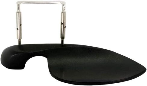 Violin Ebony Chin Rest with Standard Bracket for 1/2 Violin - Center Mount in Saudi Arabia