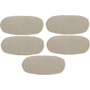 Mxfans Violin/Viola/Cello Code E String Violin Bridge Parchment Pads 10mm Long Pack of 5 in Saudi Arabia